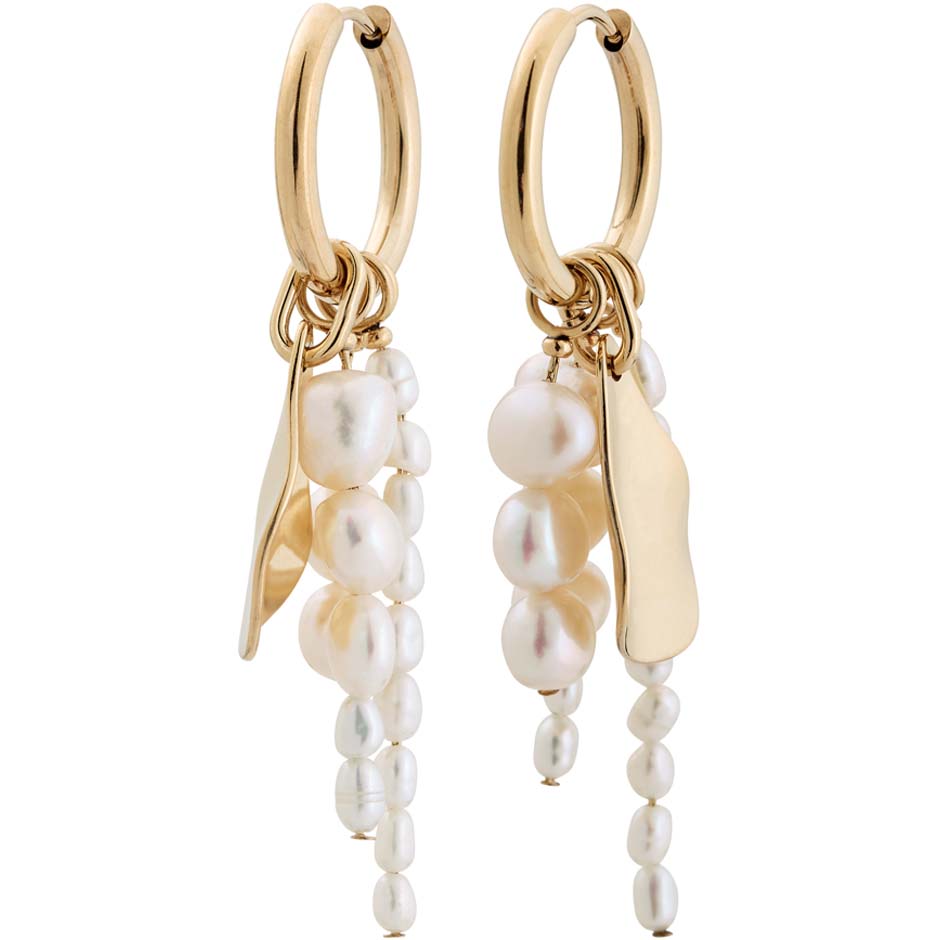 Oyster Pearl Earrings Gold