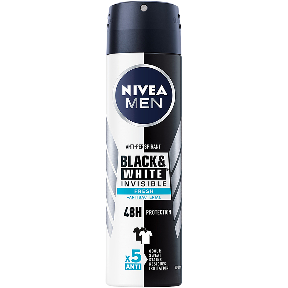 MEN Invisible Black & White 150 ml Nivea Herrdeodorant