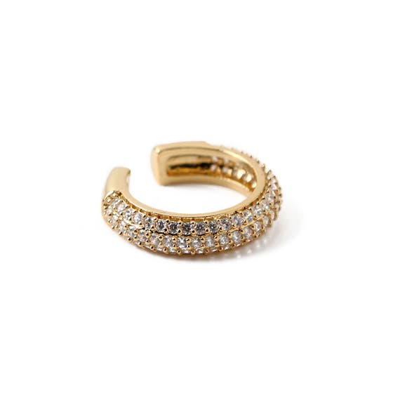 Domed Pave Ear Cuff