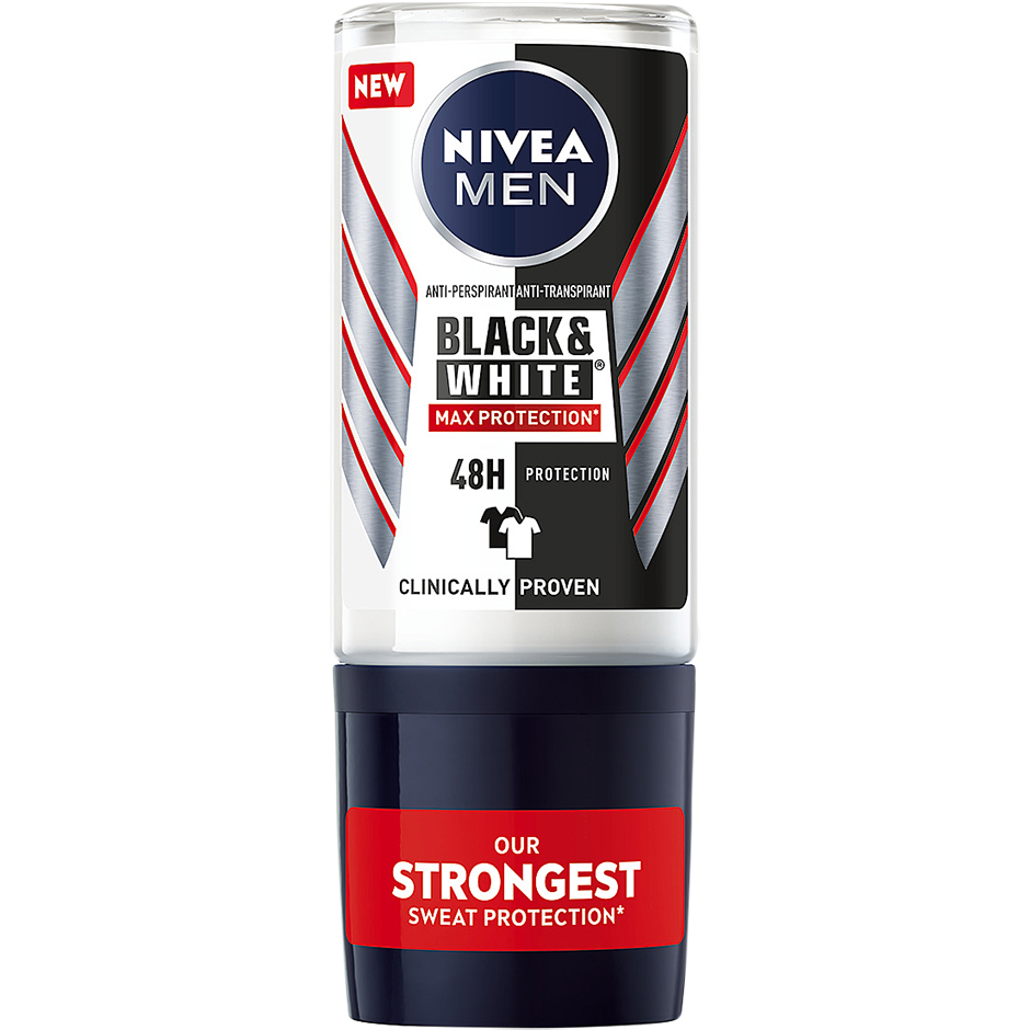 Black & White Max Protect Roll On, Nivea Herrdeodorant