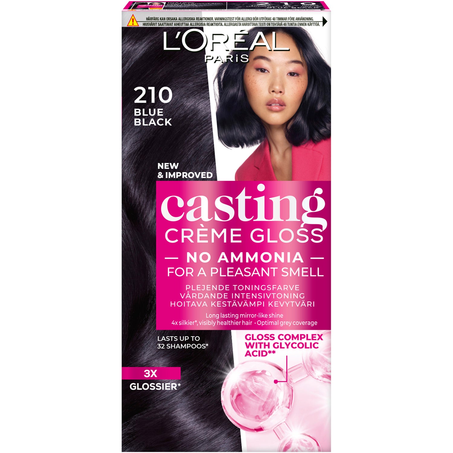 L'Oréal Paris Casting Crème Gloss 210 Blue Black - 1 pcs