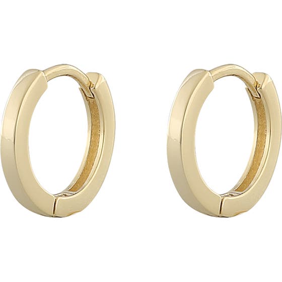 Anchor Small Ring Ear Plain Gold