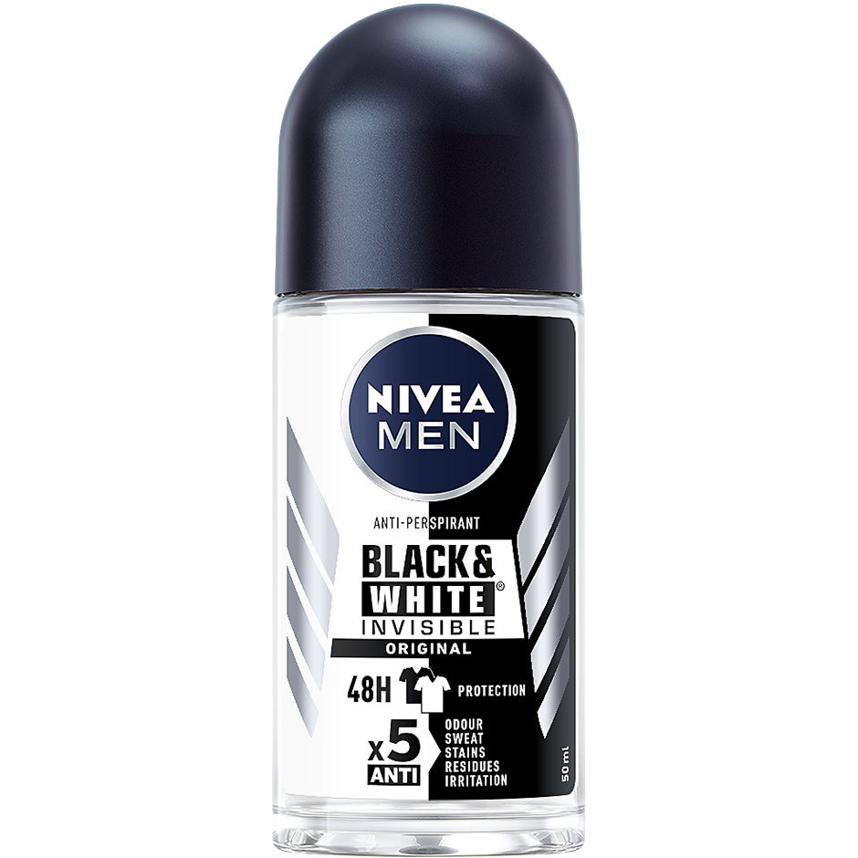 MEN Invisible Black & White, 50 ml Nivea Herrdeodorant