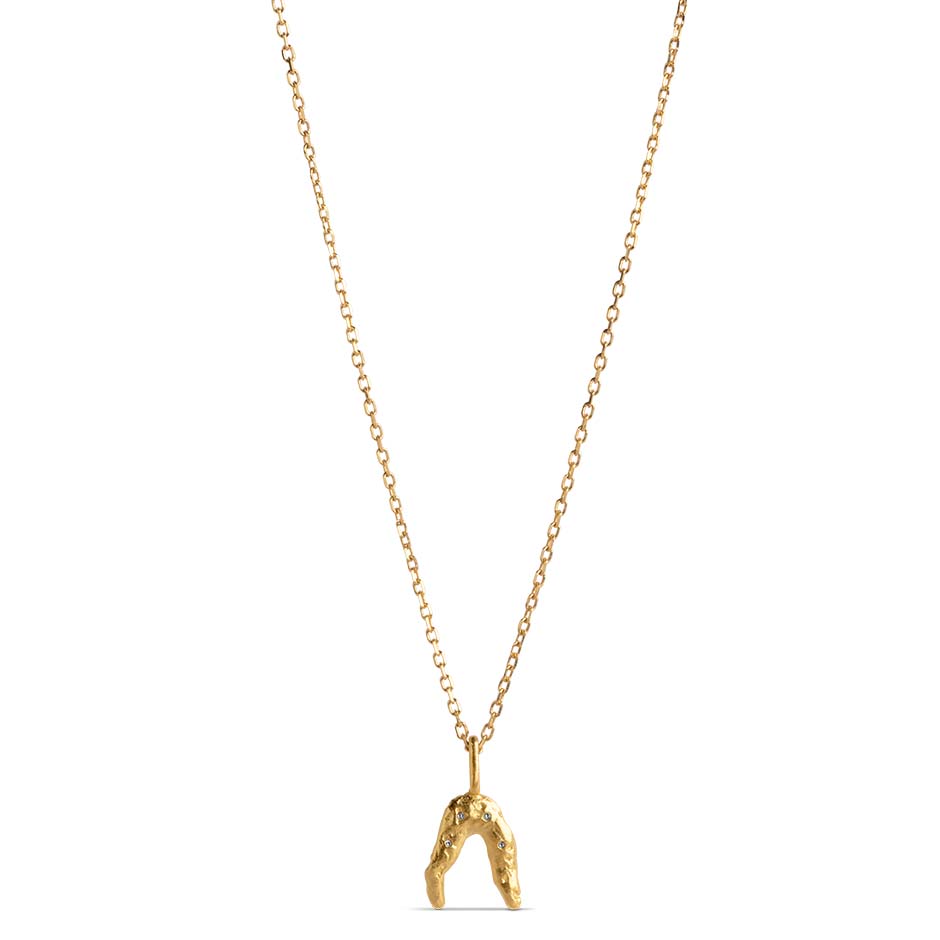 Necklace Wishbone,  Enamel Copenhagen Halsband