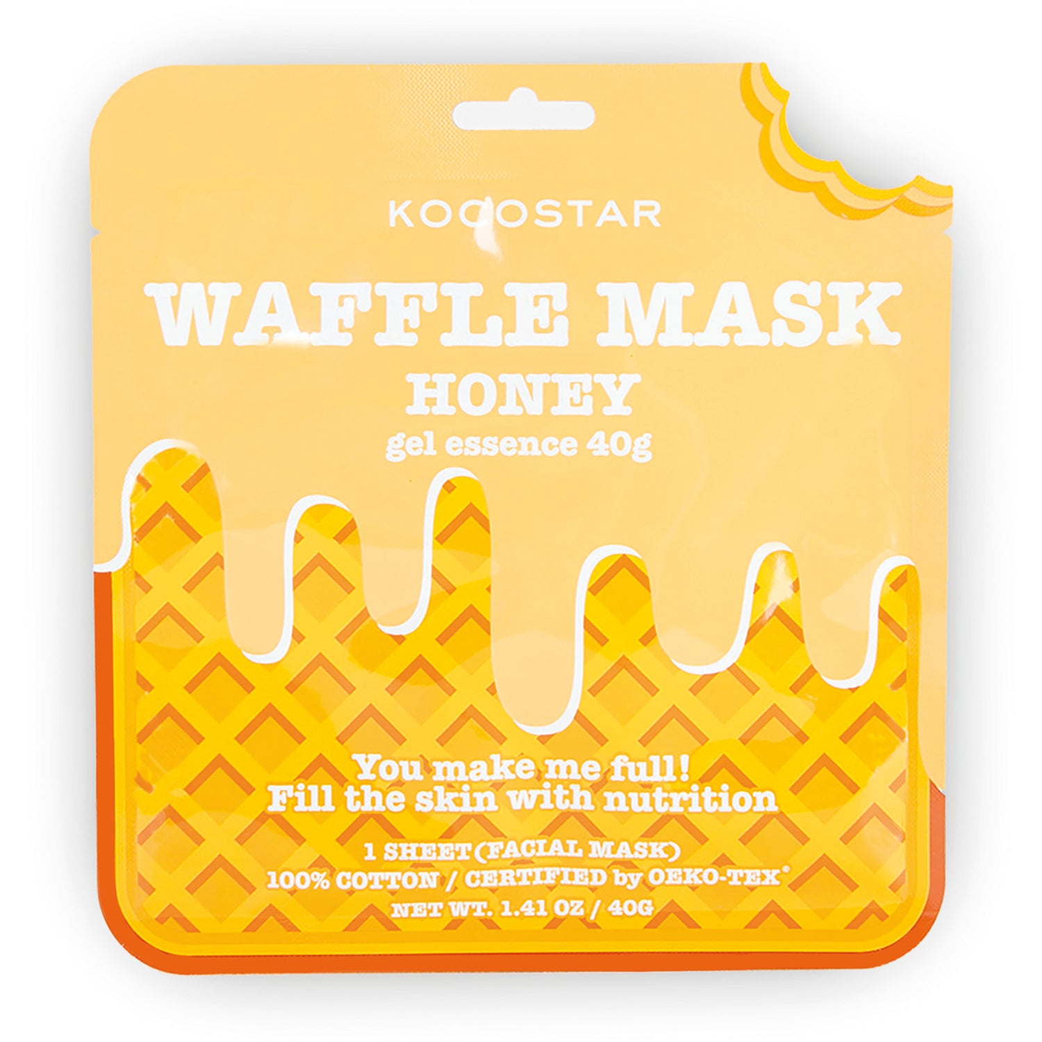 Kocostar Waffle Mask Honey 40 g