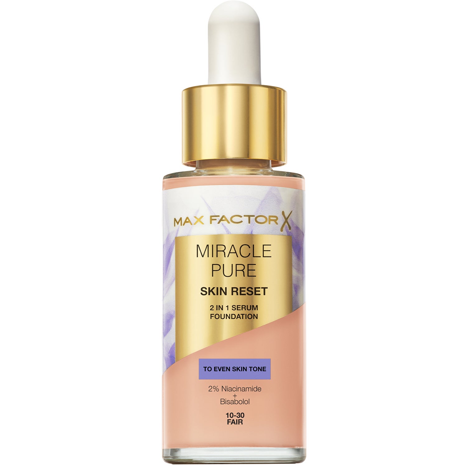 Max Factor Miracle Pure 2In1 Skin Reset Serum Foundation 01 Fair - 30 ml