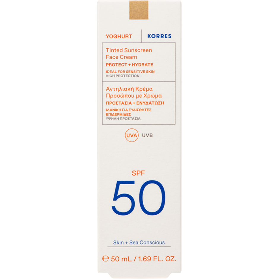 Yoghurt Tinted Sunscreen Face Cream SPF50