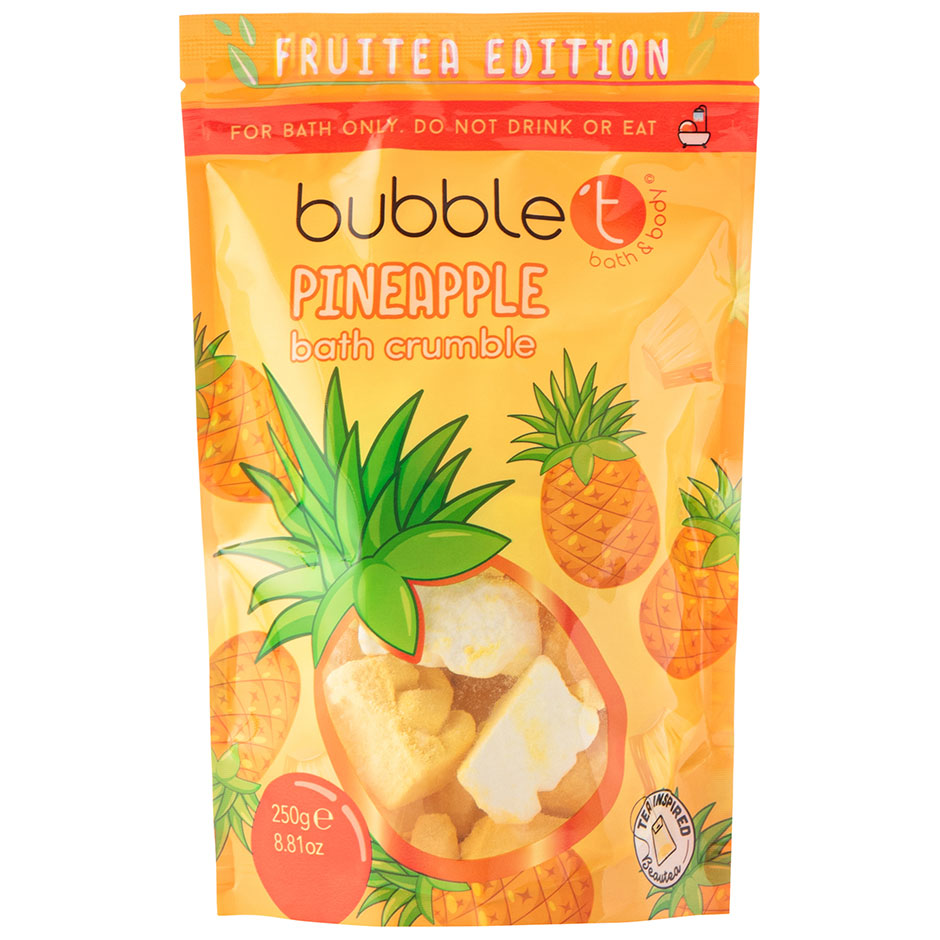 Fruitea Pineapple Bath Crumble, 250 g BubbleT Badskum & Badsalt