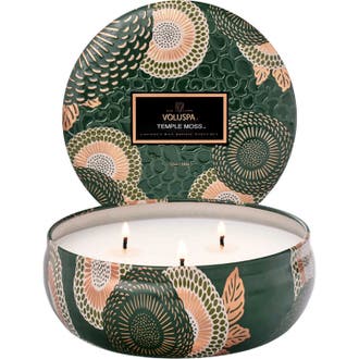 3 Wick Tin Temple Moss (40 H)
