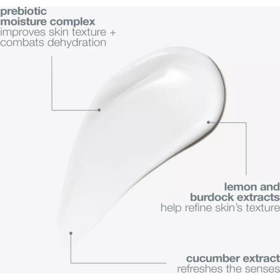 Dermalogica Active Moist 50 ml oljefri återfuktande ansiktskräm med prebiotika som trycks ut ur en vit tub.