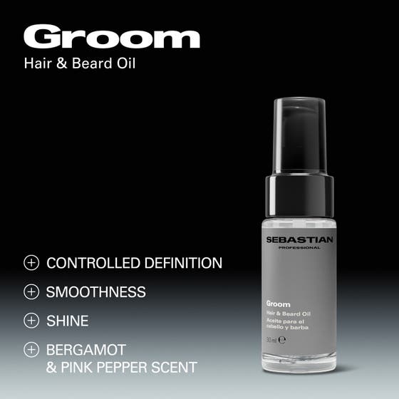 Groom Hair & Beard Oil for Men