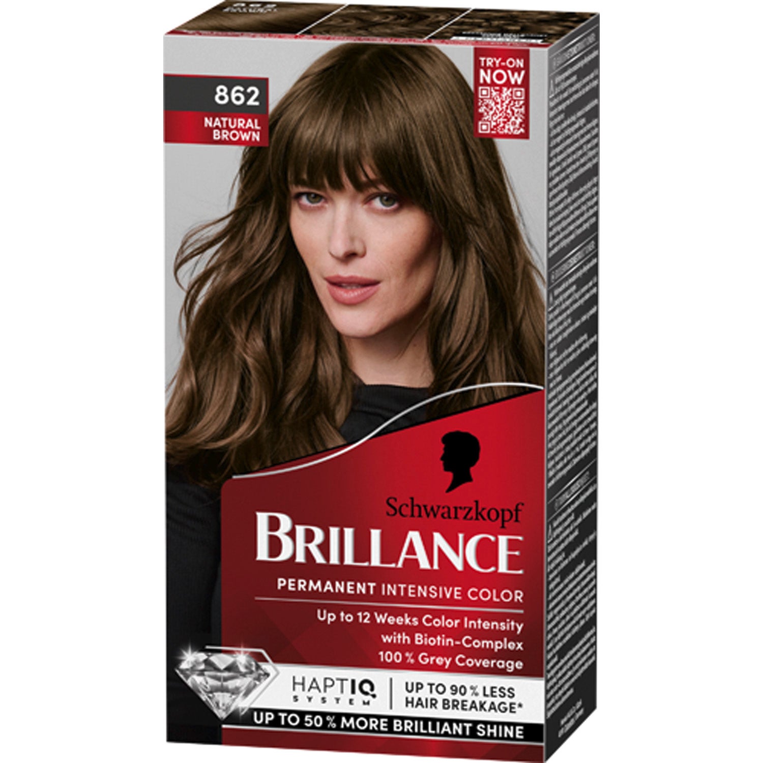Schwarzkopf Brillance 862 Naturbrun - pcs 1