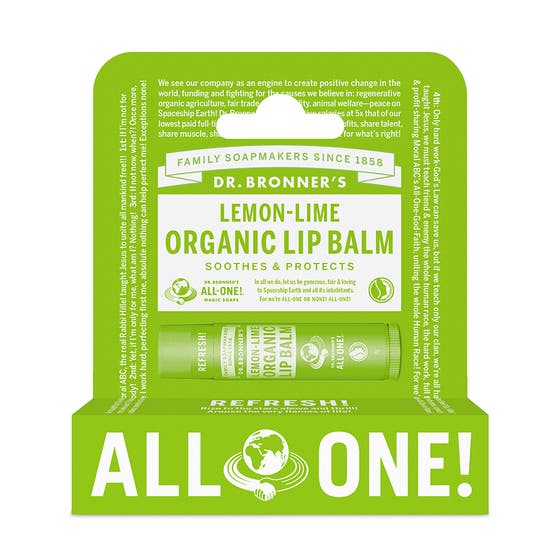 Lemon Lime Organic Lip Balm Hang Pack
