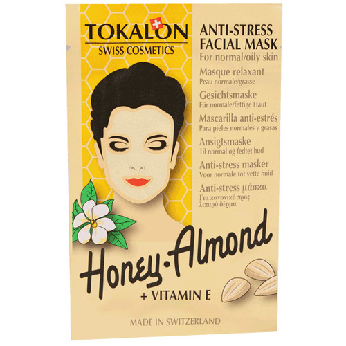 Tokalon Swiss Cosmetics Tokalon Anti-Stress Facial Mask Honey Almond + Vitamin E