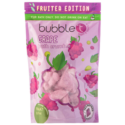BubbleT Fruitea Grape Bath Crumble