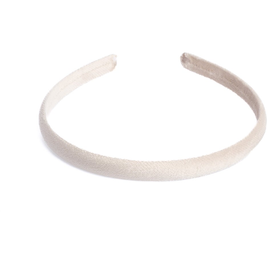 Dark Velvet Hair Band Thin Sand pcs 1