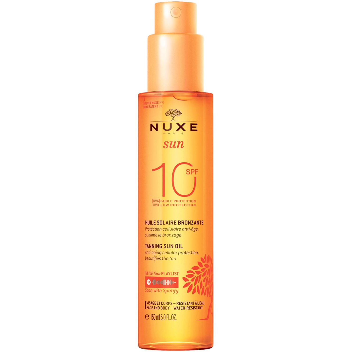 Nuxe Nuxe Sun Tanning Oil for Face and Body SPF10 - 150 ml