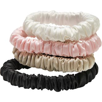 Mulberry Silk Skinny Scrunchies