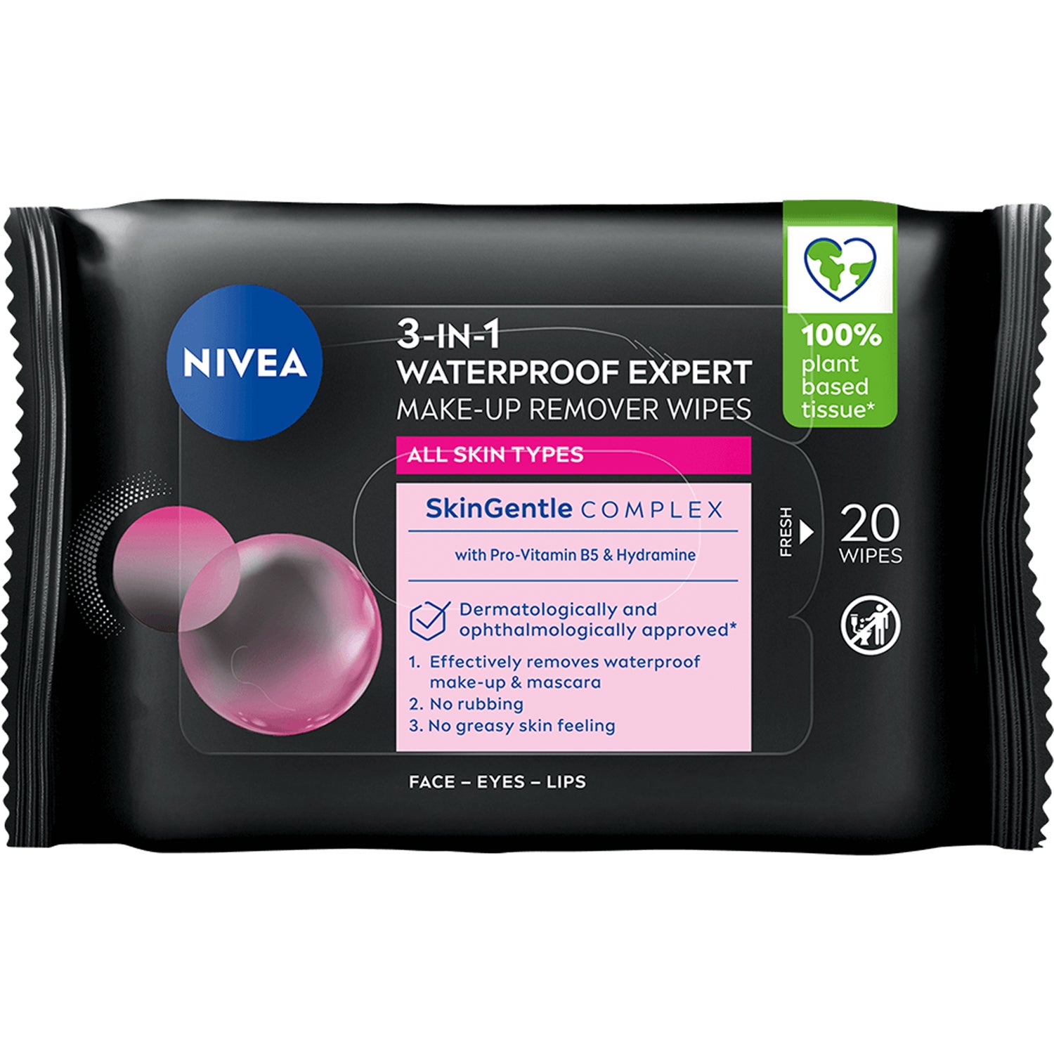 MicellAIR Expert Make-up Remover Wipes,  Nivea Ansiktsrengöring