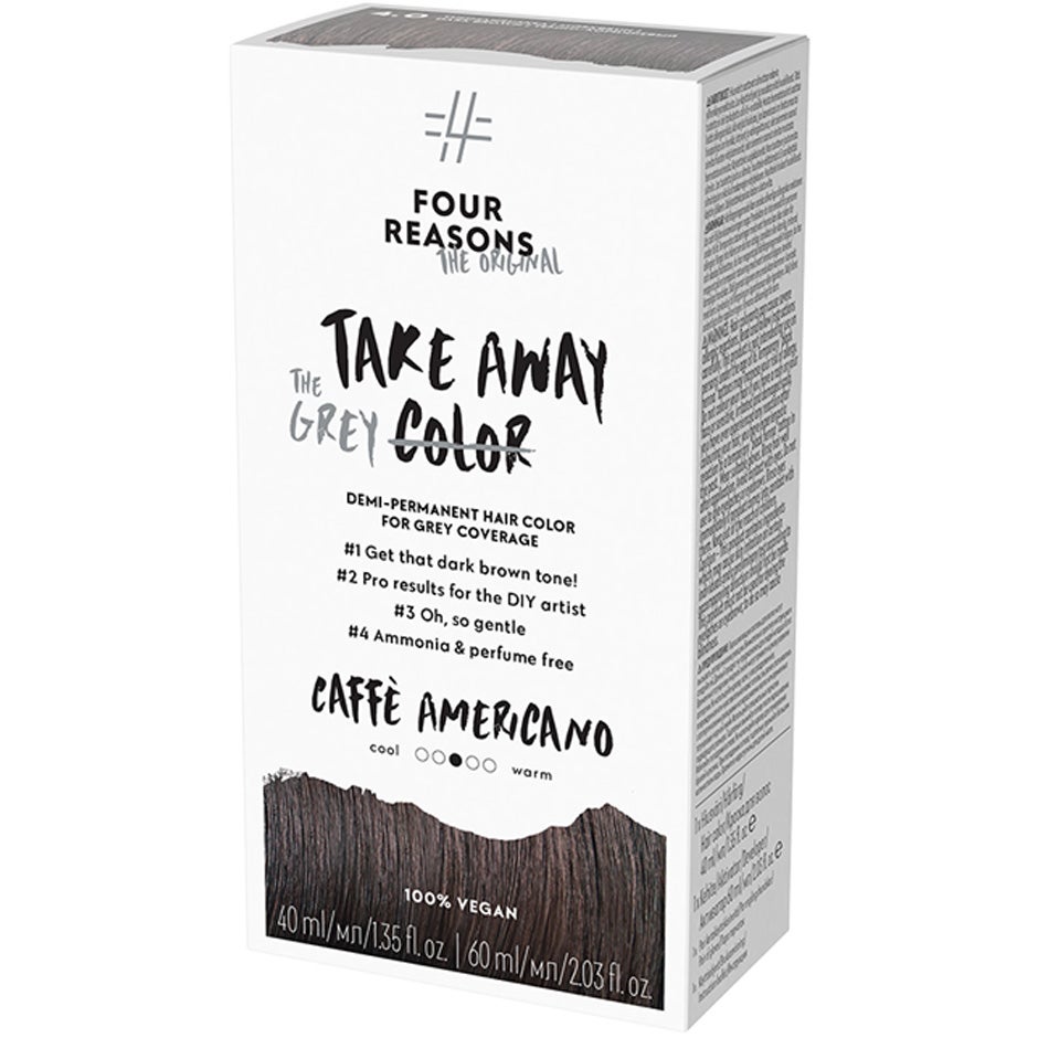Take Away Color 4.0 Caffè Americano,  Four Reasons Hårfärg