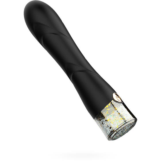 The Bling Bling Vibrator Gold Flakes & Red Light