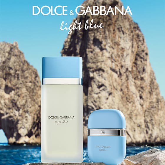 Light Blue Alcohol-Free Perfume Gel