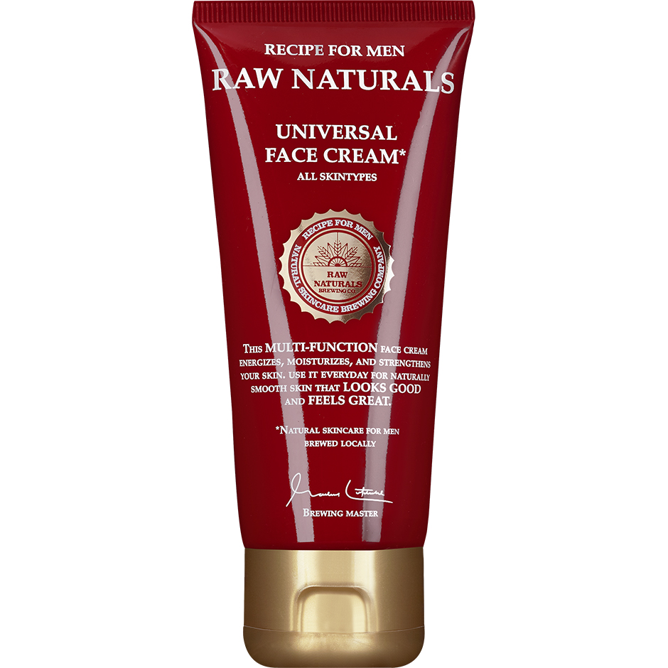 Raw Naturals Universal Face Cream, 100 ml Raw Naturals by Recipe for Men Ansiktskräm för män