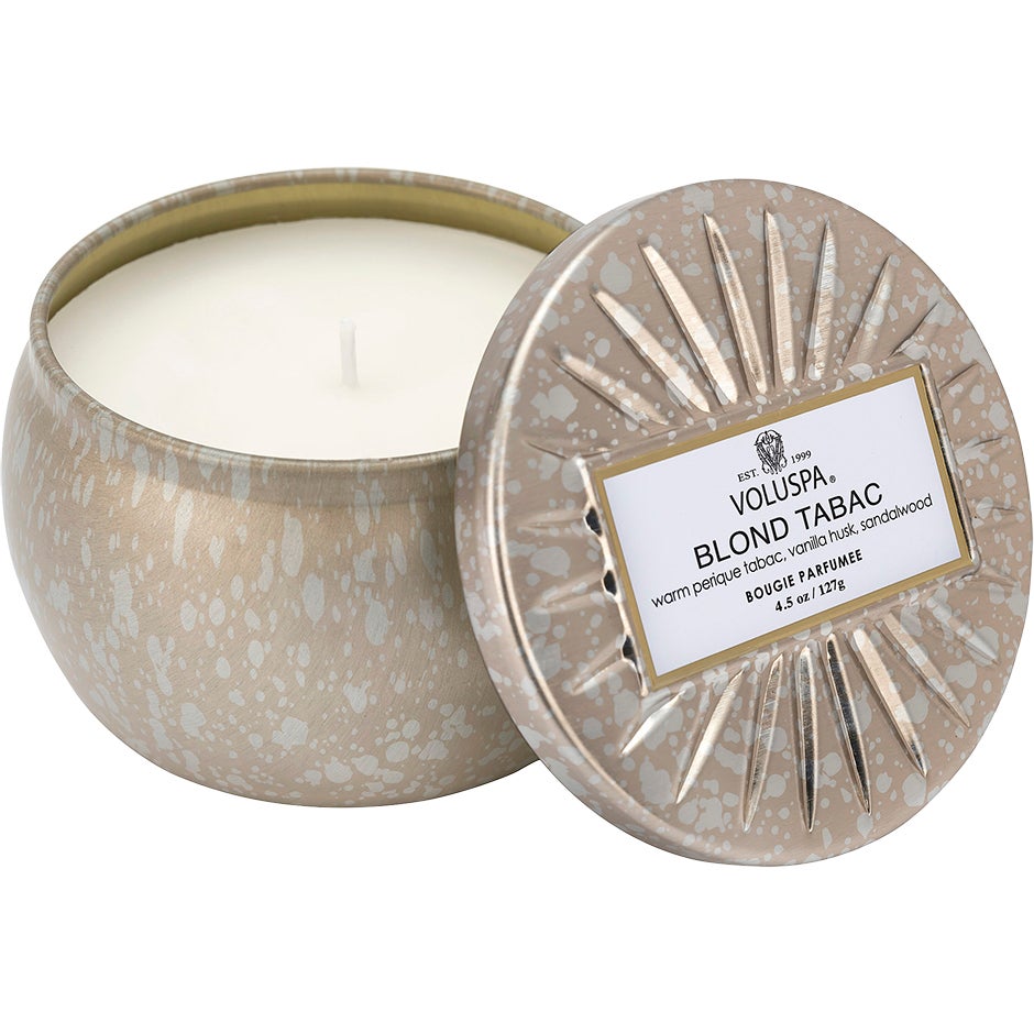 Voluspa Blond Tabac Decorative Tin Candle - 113 g