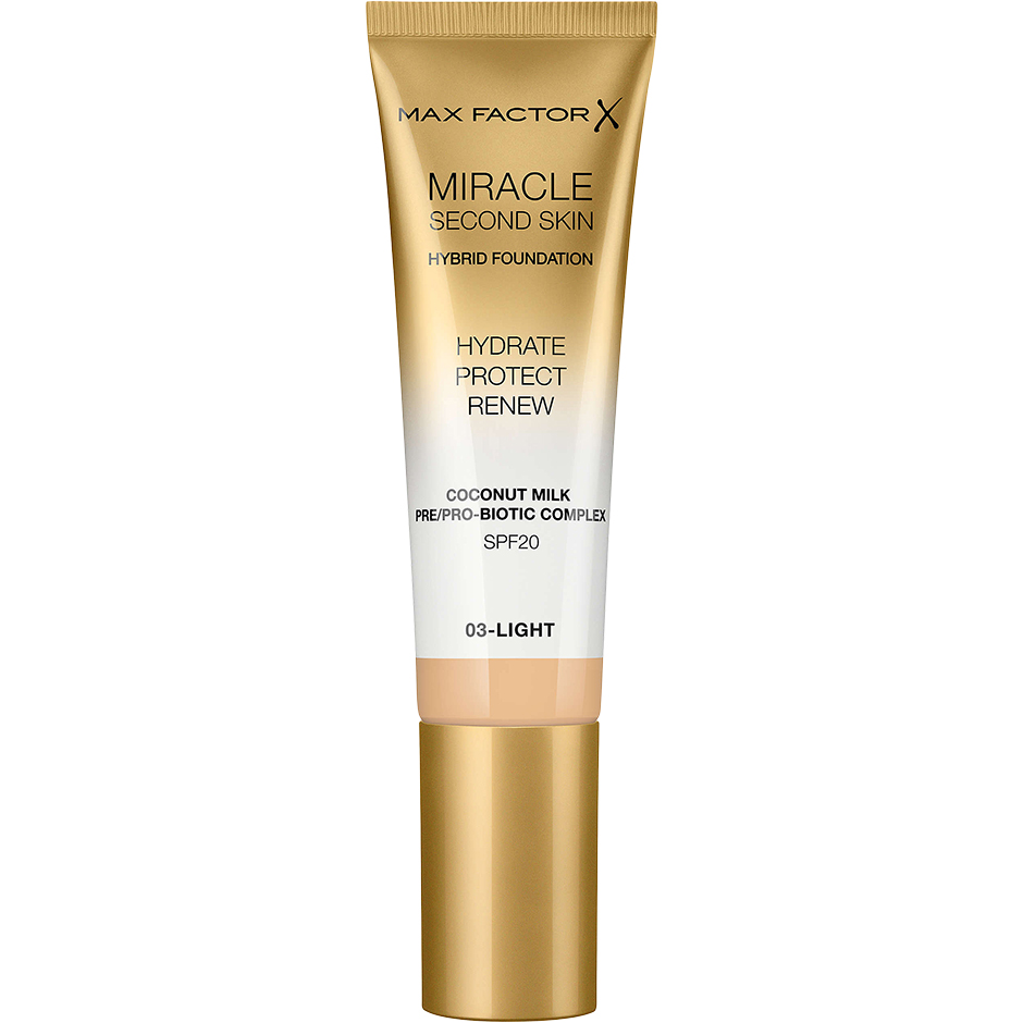 Miracle Second Skin Hybrid Foundation  Max Factor Foundation