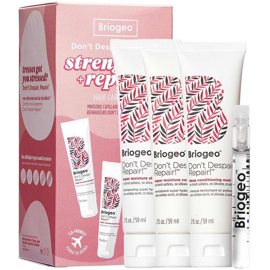 Don't Despair, Repair! Strengthen + Repair Minis Hair Kit, Briogeo Schampo