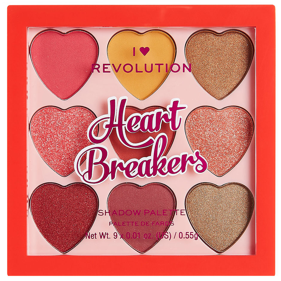 I Heart Heartbreakers Courage Eyeshadow Palette, Makeup Revolution Ögonskugga