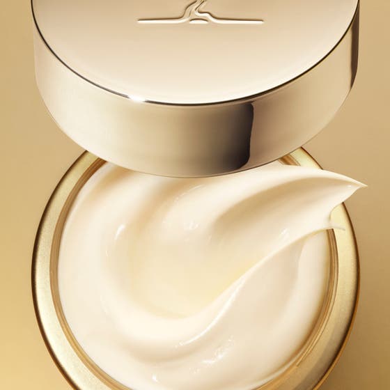 Nuxe Merveillance Lift Exceptional Cream 75 ml uppstramande dagkräm med fyllig krämig textur i lyxig guldfärgad burk.