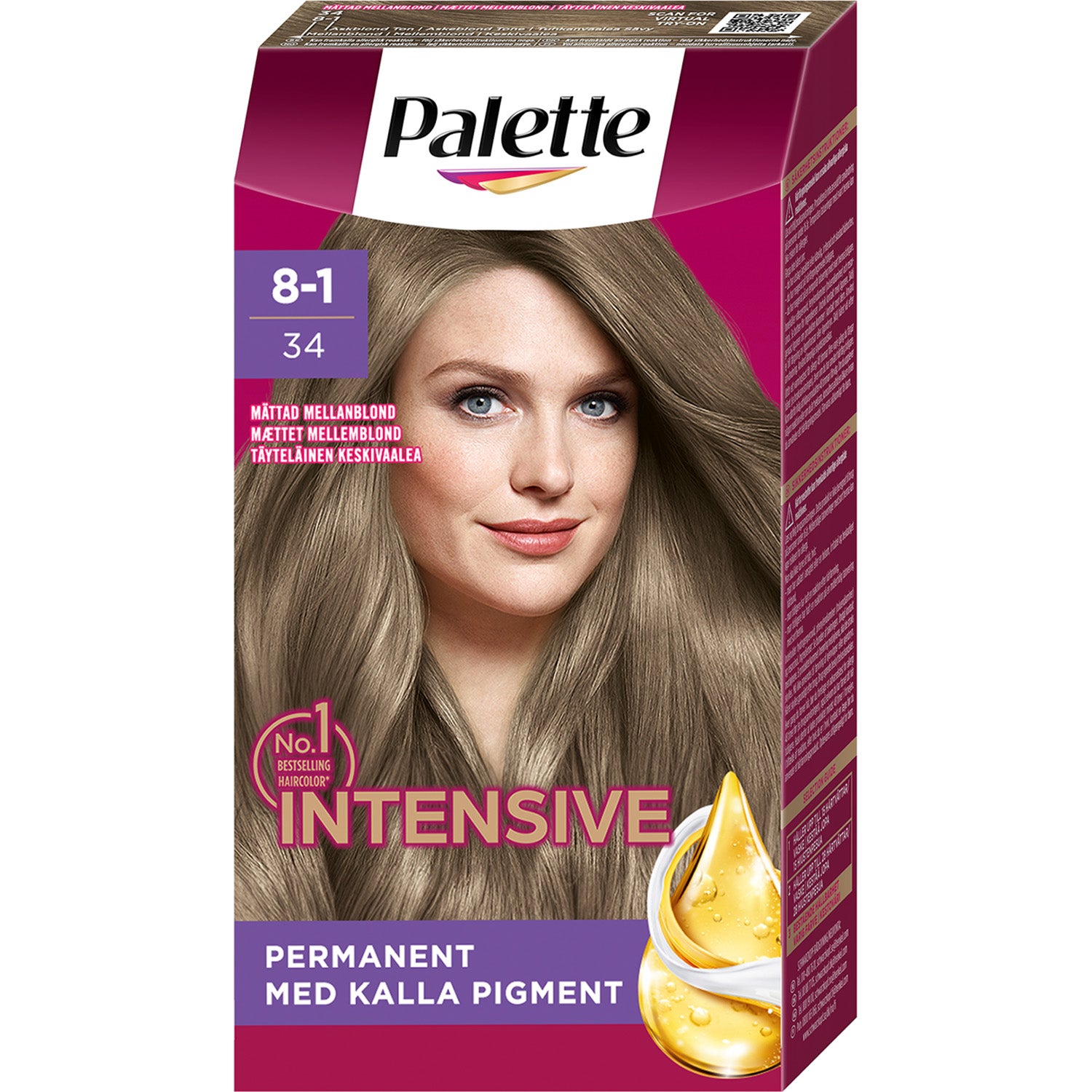 Palette Mood, 115 ml Schwarzkopf Alla hårfärger