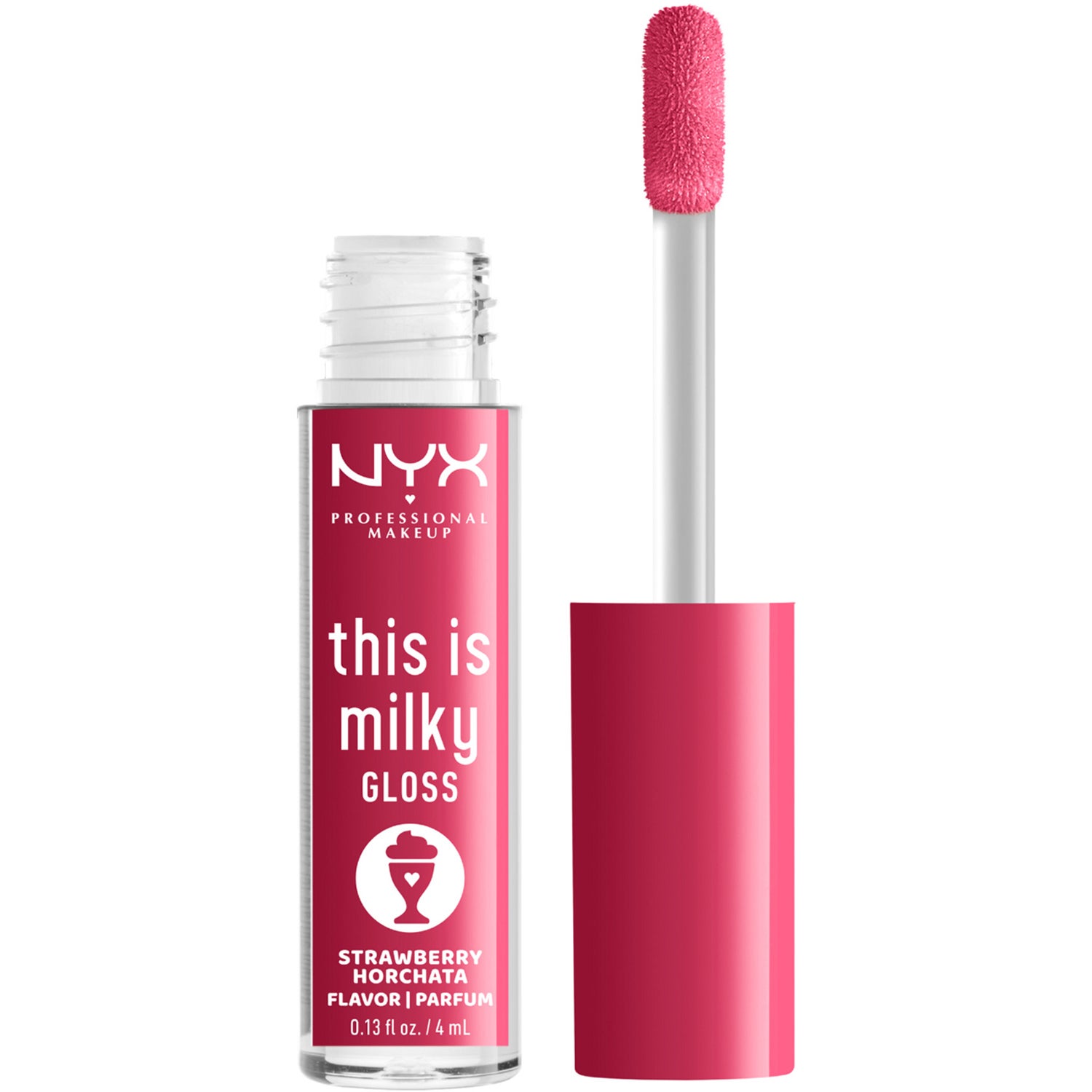 NYX Professional Makeup This Is Milky Gloss Lip Gloss Strawberry Horchata 10 - 4 ml
