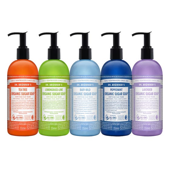 Dr. Bronner's Organic Sugar Soap Lemongrass Lime