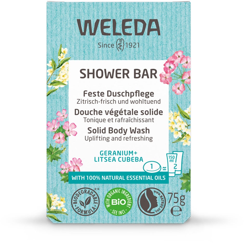 Weleda Shower Bar Geranium - 75 g