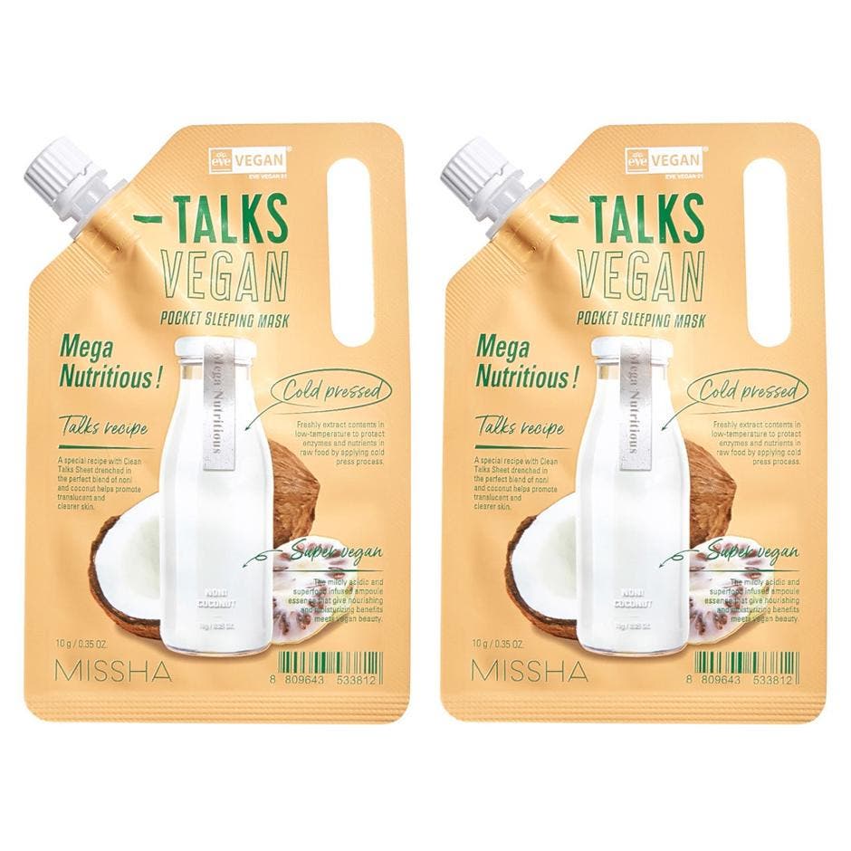 Talks Vegan Squeeze Pocket Sleeping Mask [Mega Nutritious]
