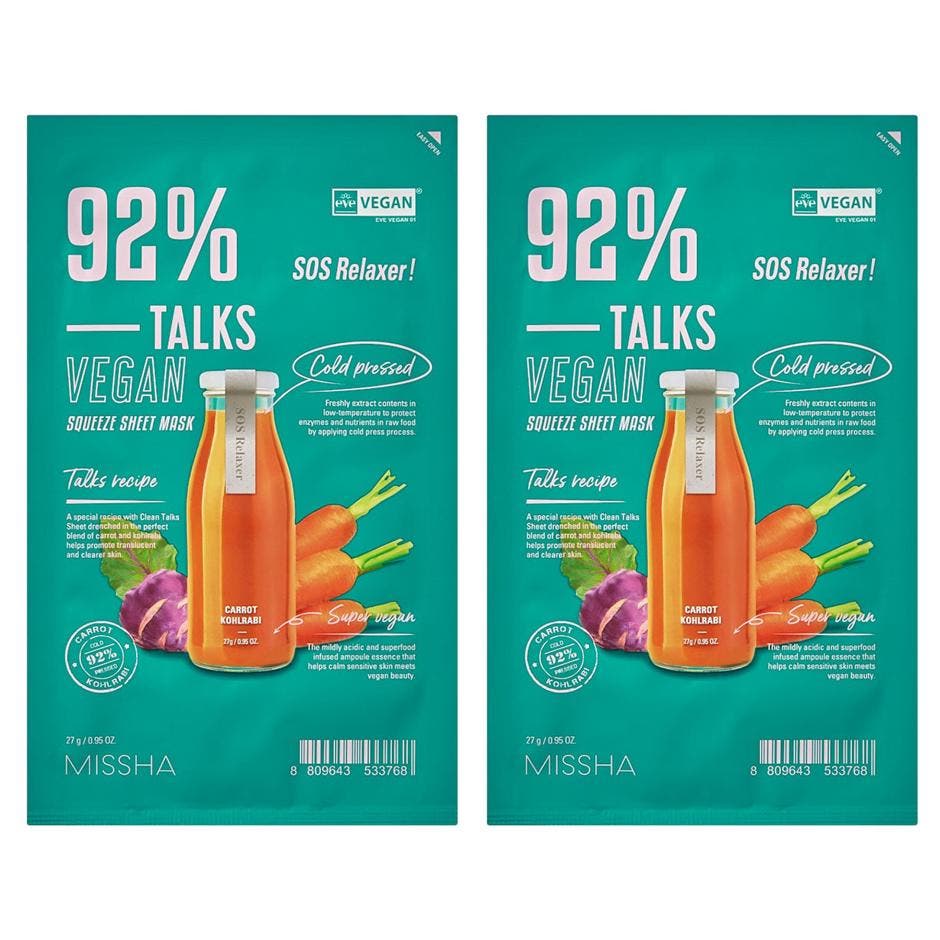 Talks Vegan Squeeze Sheet Mask [Sos Relaxer]