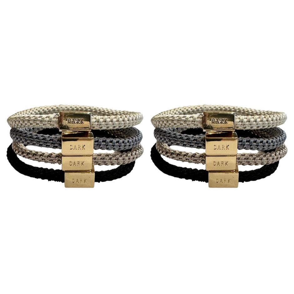 Fat Hair Ties Thin 4 Pk Combo