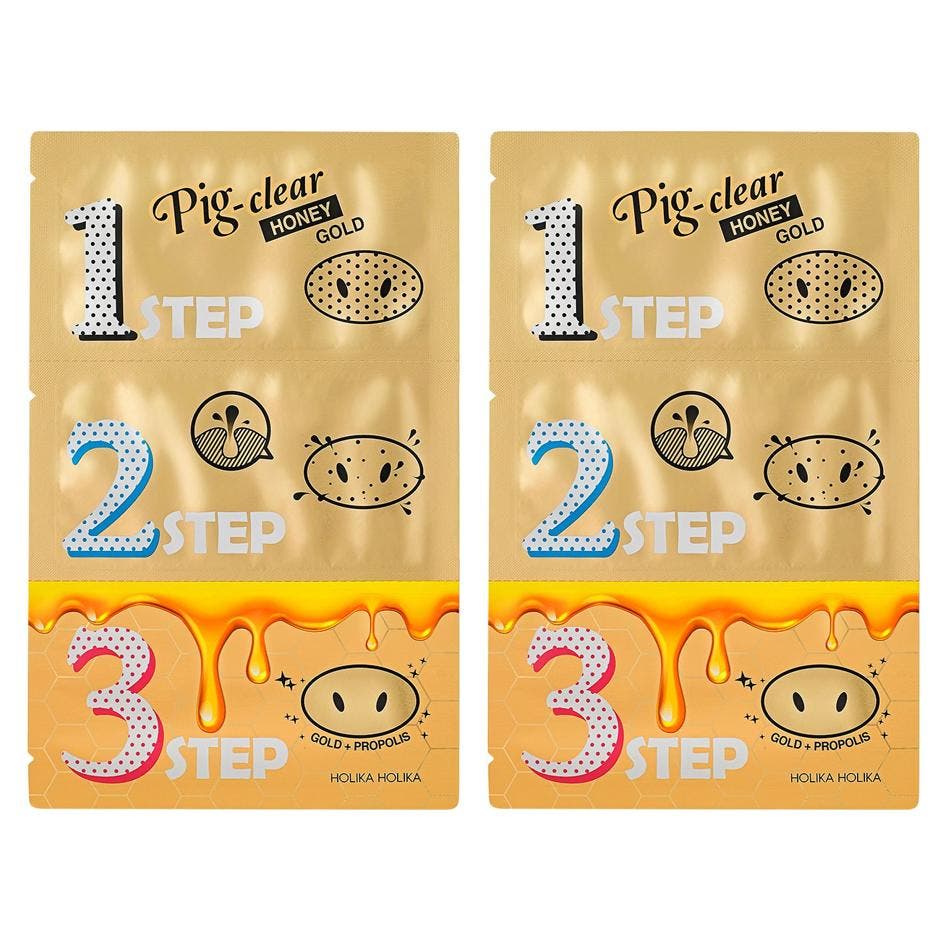 Pig Nose Clear Blackhead 3-Step Honey Gold