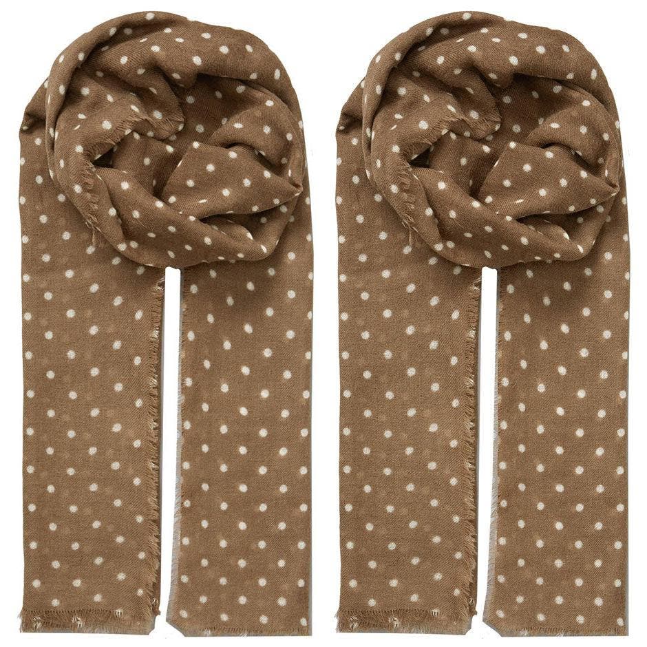 Dot Wica Scarf Dusty Olive