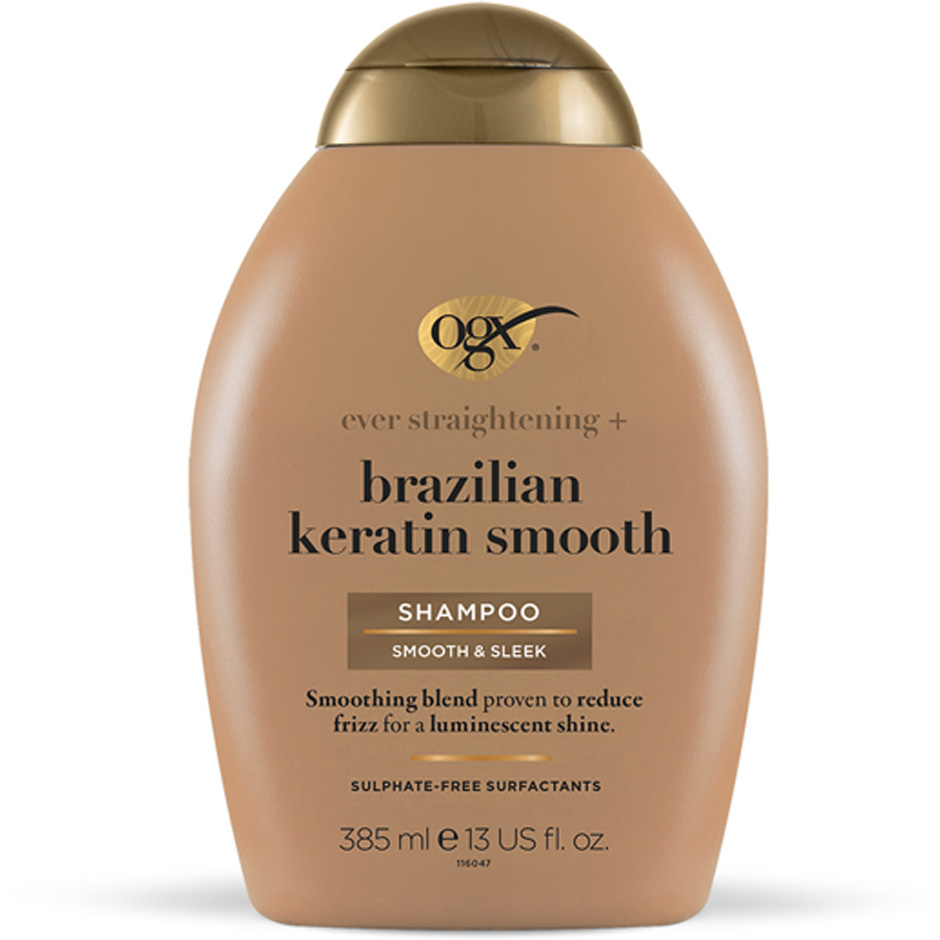 Ogx Ever Straight Brazilian Keratin Smooth Shampoo, 385 ml OGX Schampo