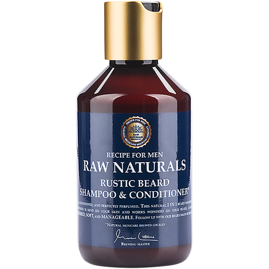 Raw Naturals Rustic Beard Shampoo & Conditioner, 250 ml Raw Naturals by Recipe for Men Skägg & Mustasch