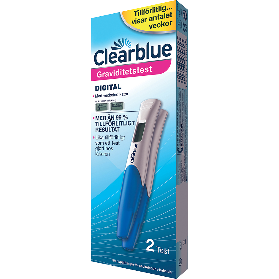 Pregnancy Test With Weeks Indicator Clearblue Graviditets- & Ägglossningstest