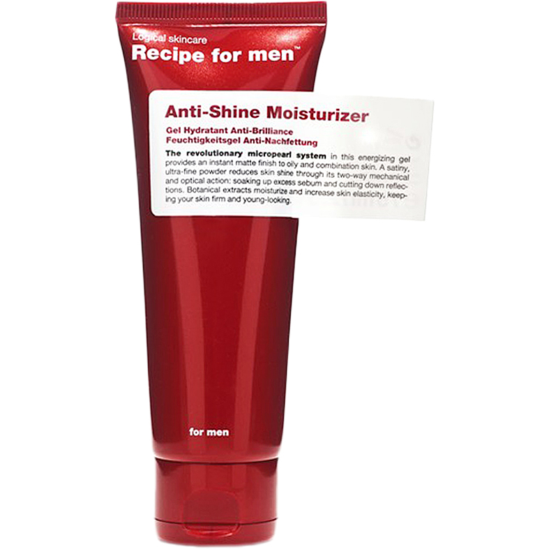 Recipe for Men Anti-Shine Moisturizer, 75 ml Recipe for men Ansiktskräm för män