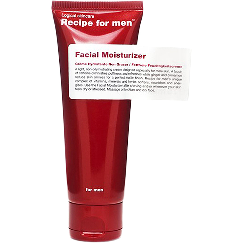 Recipe for Men Facial Moisturizer, 75ml Recipe for men Ansiktskräm för män
