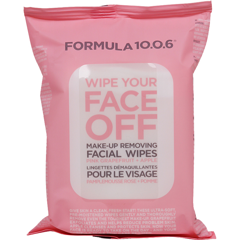 Formula 10.0.6 Wipe Your Face Off Make-Up Removing Facial Wipes, Formula 10.0.6 Ansiktsrengöring