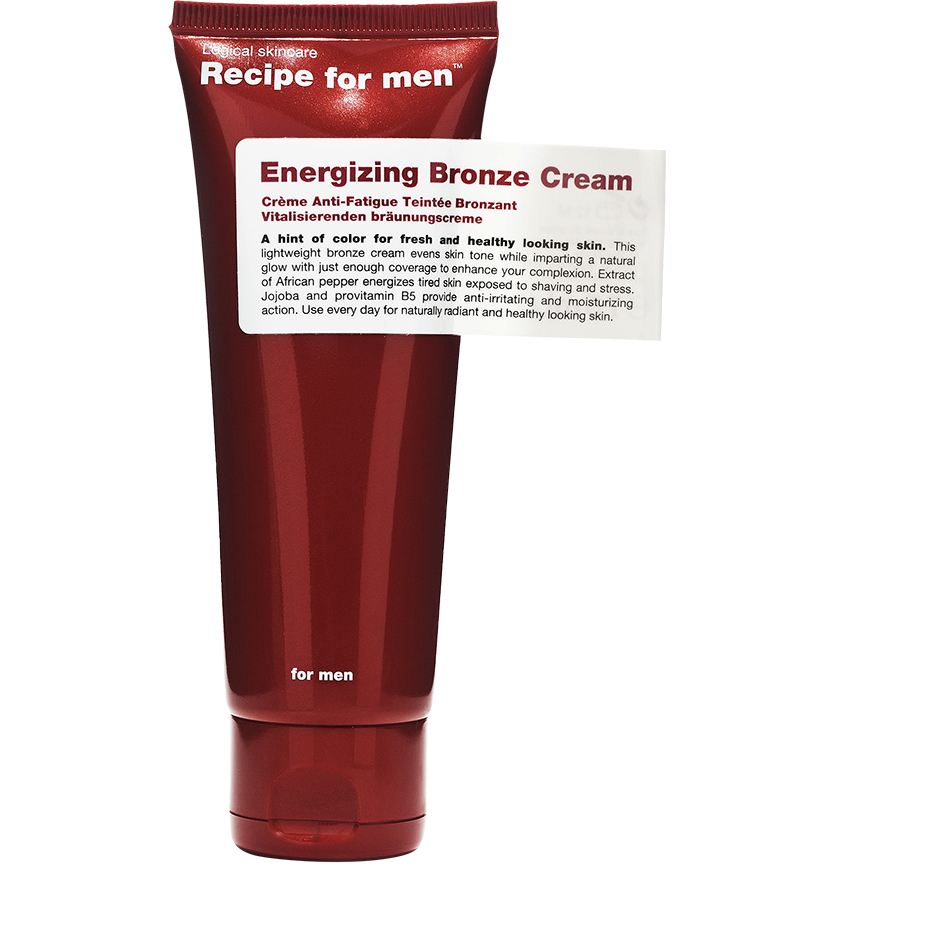 Recipe for Men Energizing Bronze Cream 75 ml Recipe for men Ansiktskräm för män