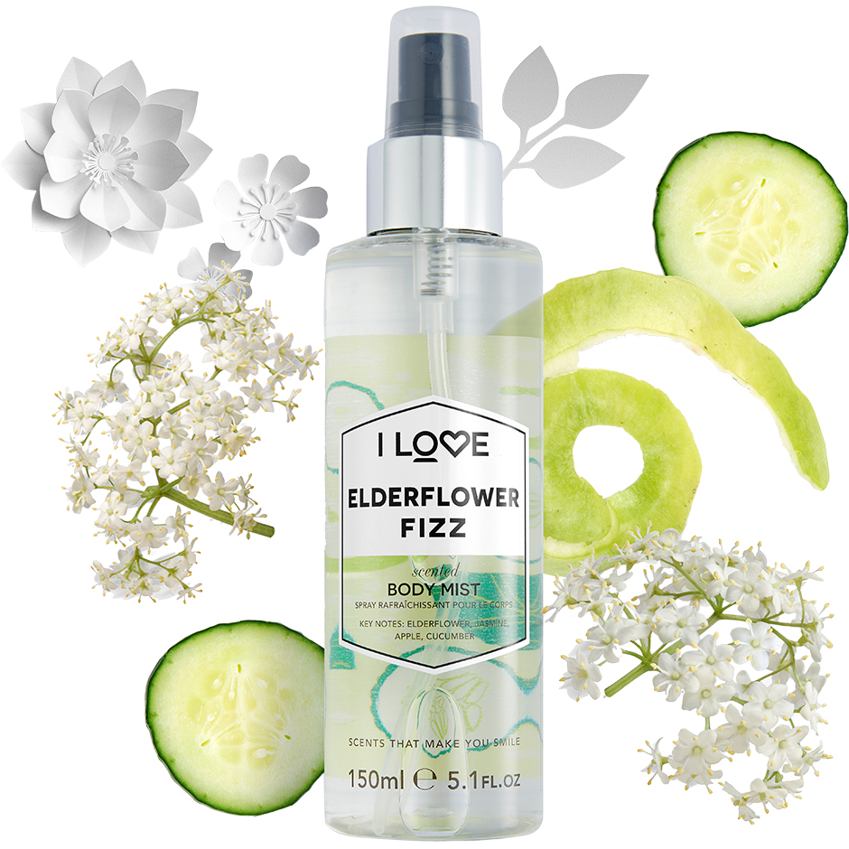Elderflower Fizz, 150 ml I love… Body Mist