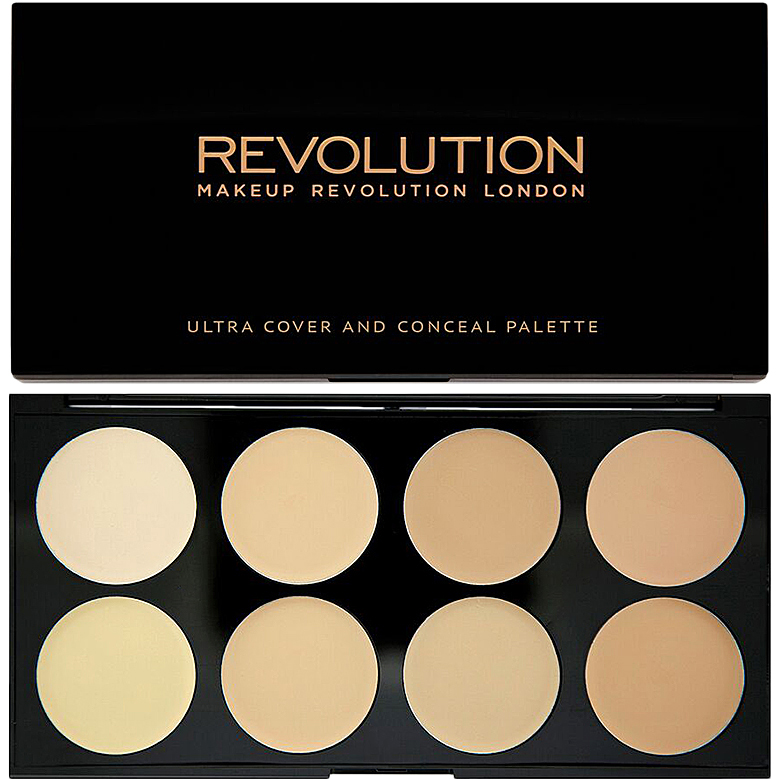 Ultra Cover And Conceal Palette,  Makeup Revolution Contouring
